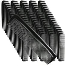 150Pcs Combs Bulk Black Disposable Combs Travel Small Comb Fine Styling Comb Plastic Double Tooth Pocket Combs For Men Women Travel Hotel Homel Nursing Home Charity 5 Inch - như hình ảnh - Xem 1