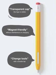 Christmas Gift Season Retro Pencil Shape Protective Case Compatible With Apple Pencil Pro Case & Apple Pencil 2nd Generation Case, Compatible With Magnetic Charging, Double Tap, Squeeze, Haptic - Multicolor - View 5