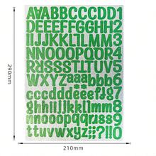 126pcs/Sheet Glitter Gold Letter Stickers, Alphabet Number Stickers Decals For Christmas Gift, DIY Craft, Scrapbooking, Envelope, Cards, Signs Decorations (Capital And Lower-Case Letter) - Multicolor - View 5