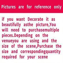 1 件浅绿色透明薄纱拱门帘，婚礼拱门帘装饰透明婚礼背景帘透明布帘，适用于仪式接待天花板装饰户外婚礼背景装饰 - 淺綠色 - 查看 5