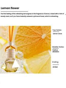 1pc 8ml Car Car Flameless Aromatherapy Essential Oil Diffuser Long Lasting Light Fragrance Pendant Car Air Freshener Hanging, Cute Car Air Diffuser, Long Lasting Car Home Air Freshener, Car Freshener For Women Men, Remove Odors Long Lasting Fragrance Valentine's Day Supplies Wedding Supplies