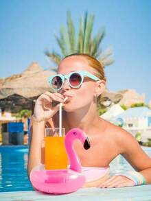 12-Pack Inflatable Pool Drink Holder Floating Roller Coaster Multi-Shape Swimming Cup Holder Water Float Bath Toys Perfect For Wedding Bachelorette Pool Parties - Multicolor - View 4