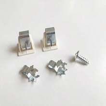Kit de cerrojo de puerta de secadora Reparar accesorios de electrodomésticos 279570 Compatible con Kenmore, KitchenAid, Roper Secadora Lavavajillas - Blanco - Ver 5