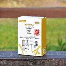 One Box Of 120 Pieces, Pre-Rolled Filter Tips, Filter Tips, Ø7 Mm Thick And Thin Cigarette Paper Nozzle, Smoking