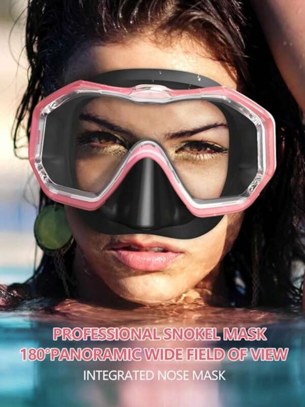 [Upgraded Version] Silicone Snorkeling Full Face Mask, Waterproof Anti-Fog Adjustable, Suitable For Snorkeling, Diving, Swimming, Rafting, Water Festival