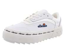 Ellesse Alzina Leather AF Womens Shoes - White/White/White - View 2