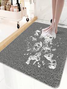 Non-Slip Loofah Shower Mat - Soft And Absorbent Bath Mat, Quick Drying Bath Mat PVC Loofah Shower Stall Mat Bathtub Mat For Comfortable Showering, Kitchen Area Rugs, Laundry, Bedroom, Shower, Indoor Mat, Bathroom Accessories