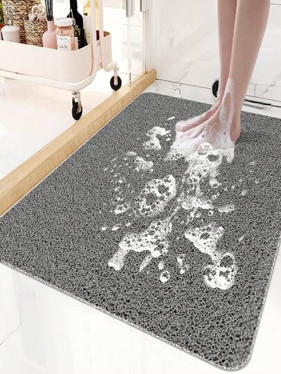 Non-Slip Loofah Shower Mat - Soft And Absorbent Bath Mat, Quick Drying Bath Mat PVC Loofah Shower Stall Mat Bathtub Mat For Comfortable Showering, Kitchen Area Rugs, Laundry, Bedroom, Shower, Indoor Mat, Bathroom Accessories