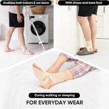 Adjustable AFO Foot Drop Brace For Walking - Lightweight Drop Foot Support With Stabilizing Straps, Nerve Damage & Stroke Recovery - Unisex Ankle Brace (Fits Left/Right Leg)