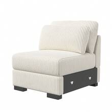 Sofa Set, Modular Sofa, 2-Seater Sofa, Double Sofa, Single Sofa, Ottoman, Loveseat Sofa With Cushions, Loveseat Sofa For Living Room, Bedroom, Corduroy Fabric, 180 X 87 X 85 Cm, Beige - 杏色 - 查看 12