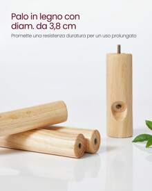 Attaccapanni da Terra, Appendiabiti in Legno a Forma di Albero, 8 Ganci, 3 Altezze, per Vestiti Cappelli Borse, Ingresso Camera da Letto Ufficio, Grigio