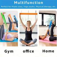 3pcs/Set Yoga Resistance Bands, Unisex Elastic Fitness Exercise Bands, Strength Training Yoga Stretch Bands