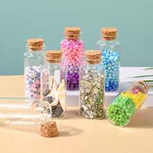 Glass Bottles With Cork 5/30/50Pcs 10ml Spell Jars Potion Bottles Halloween Decor Wish Bottles For BabyShower Wedding Favors Party Decoration DIY Art Storage Accessories