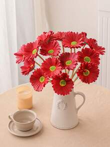 3 件非洲菊,芙蓉花,1 粉紅色+ 1 玫瑰紅+ 1 白色+ 1 絲帶,37 厘米,14.57 英寸,花朵,向日葵,pu 材料,春季裝飾,聚會,野餐,學校宿舍辦公室裝飾,活動節日生日派對裝飾,家居裝飾酒店餐廳客廳臥室婚宴廚房花園裝飾 - 彩色 - 查看 10