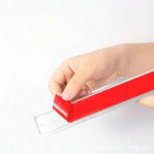 1 PC Non-Perforated Aluminum Alloy Sliding Ticket Holder, Restaurant Order Holder, Kitchen Order Holder, Office File Folder, Memo Storage, Invoice Holder, Wall-Mounted Takeout Receipt Organizing Rack, Suitable For Takeout, Waiter's Bill Holder, Restaurant, Kitchen And Food Truck Bill Holder.
