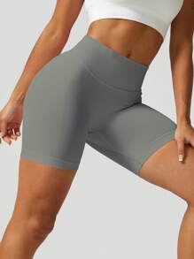 NcmRyu Women's Seamless Butt-Lifting Sports Shorts