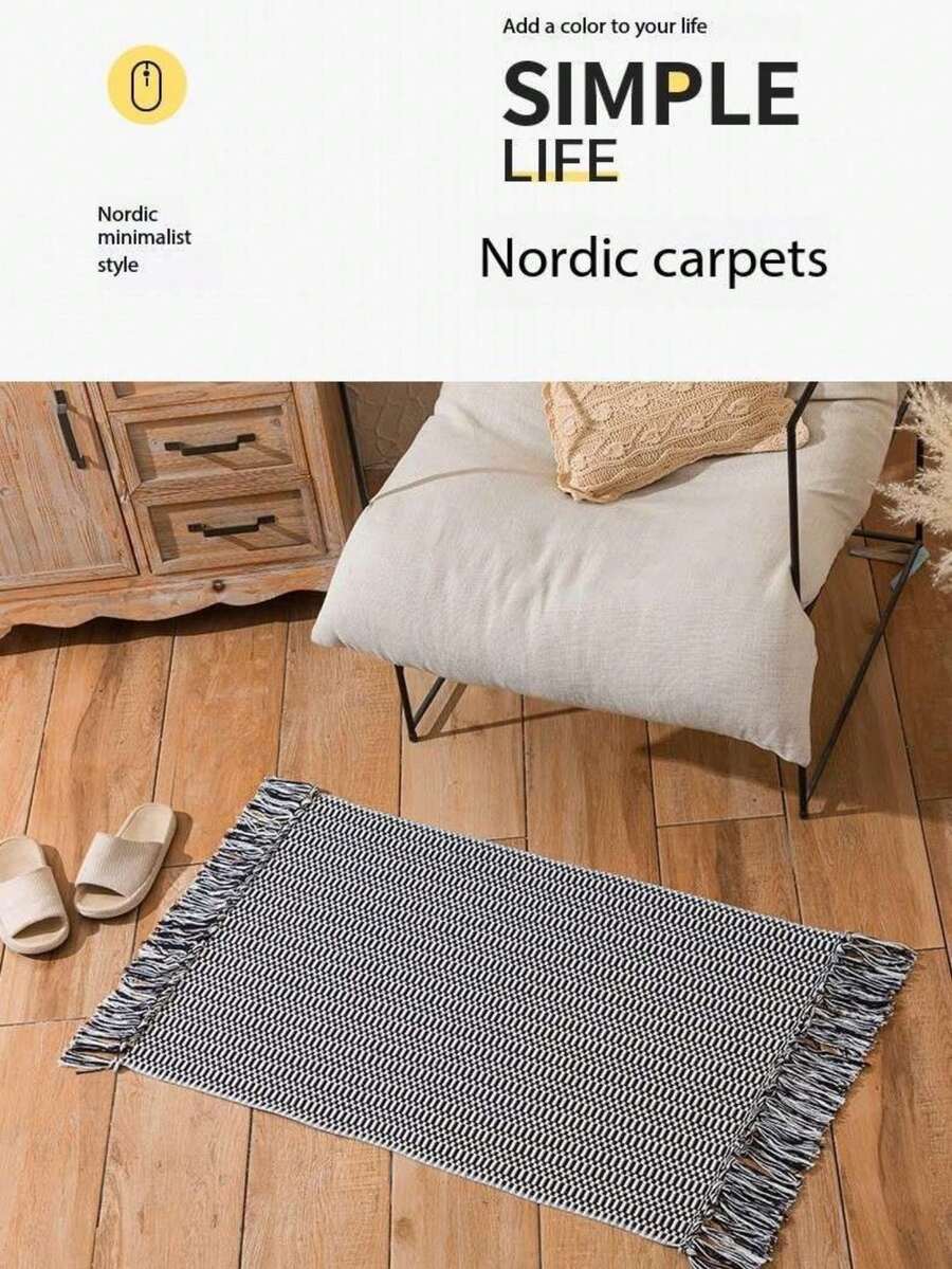 1PCSCarpet Bedroom Girl Living Room Coffee Table Blanket Nordic Home Room Bed Side Blanket Summer Mat Japanese Style Floor Mat