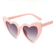 1pc Fashionable Funny Pet Heart Decorated Glasses