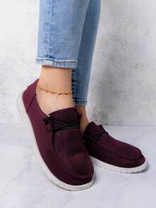 Women Casual Shoes - WINE - View 3
