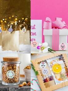 500pcs Decorative Stickers, Suitable For Mother's Day, Birthday, Gift Decoration