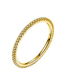 1PC Vintage 925 Sterling Silver Colored Full Diamonds Ring For Women Simple Silver Ring Fine Jewelry Luxury Brand Gift