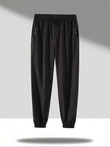 2 pezzi/Set Pantaloni casual da esterno con coulisse in vita per ragazzi e adolescenti, versatili per tutte le stagioni