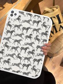1 Peça Capa de Tablet à Prova de Choques com Estampa Fofa de Zebra para Galaxy Tab A7 LITE, iPad Pro 11 Polegadas 2021, iPad 10ª Geração