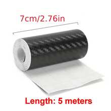 3/5/7/10 CM * 500CM Glossy Black Vinyl Wrap Strip, Self-Adhesive Universal Chrome Black Detailing Tape, Window Trim Film Tape Chrome Blackout Vinyl For Car Interior Hood Roof Pillar