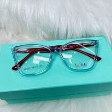 Children's Glasses For Prescription Acetate Square Cat Eye Girl Colorful Fashion 4392 - Trong sáng - Xem 1