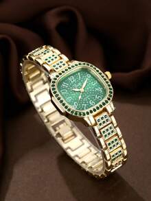 时尚个性化专属腕表：青少年腕表，掌控时间节奏；念珠，展现独特气质 - 金色 - 查看 2