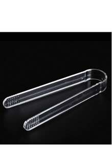 1pc Elegant Transparent Ice Bucket With Handle - Fashionable Portable Beverage Cooler Suitable For Parties And Events