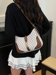 Simple Presbyopia Underarm Bag Female 2025 New Joker Portable Jiaozi Bag Fashion Handbag Leisure Shoulder Bag - Multicolor - View 4