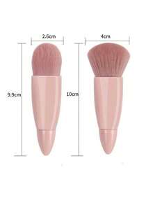 5件套便携式化妆刷套装，带镜盒，舒适塑料手柄，适用于粉底、散粉、眼影、唇部等，小巧便携，是送给女性的理想礼物。套装包含：化妆刷套装、化妆刷套装、全套化妆刷、化妆套装、化妆礼盒套装。 - 淺粉色 - 查看 2