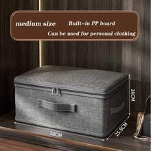 صندوق تخزين قابل للطي للمنزل ، مُنظم خزانة ، حاوية تخزين بسعة كبيرة للملابس والبطانيات والحشوات