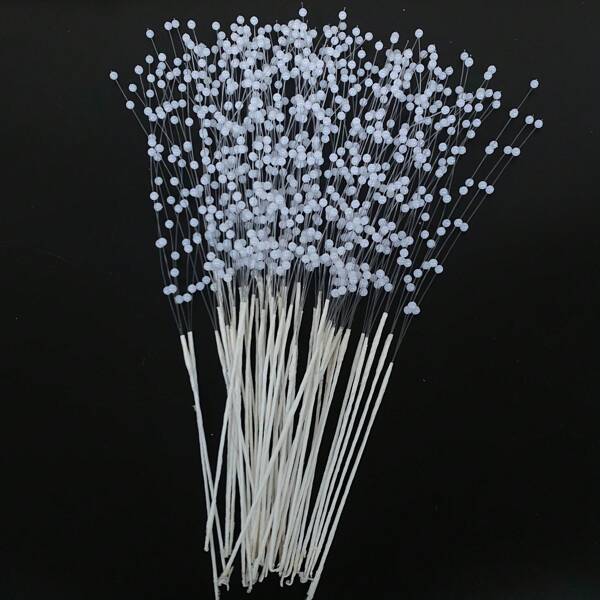 4mm Handmade Pearl Beads, Faux Pearl Spray Beads, Wedding Bouquet Silk Stems, Suitable For Wedding Decoration, DIY Home Accessories, Craft Bouquet Decoration DIY, Wedding BrideHand Bouquet, Cake Dessert Table Decoration Arrangement