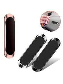 Soporte magnético de metal para teléfono móvil, soporte para teléfono de coche, soporte magnético universal para teléfono de coche compatible con iPhone, teléfonos Android, regalo para cumpleaños, familia, amigos, accesorios de coche - Multicolor - Ver 2