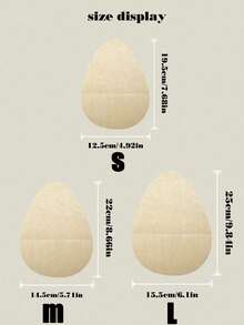 性感诱人的水滴形乳贴，无肩带自粘式隆胸贴，女士内衣和内衣配件 - 米色 - 查看 8