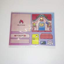 Sanrio 3 PiecesSanrio Kullomi And Sago Lulu DIY Quiet Book Set - My Melody Craft Kit, Reusable Art And Handmade Toys, Perfect Birthday Or Valentine's Day, Chinese New Year, Christmas, Easter And Other Holiday Gifts For Women (This Product Is A Quiet Book Made By Myself. The Picture Shows The Finished Product After DIY. The Actual Product Is A Book With Three Sheets Of Paper. The Paper (Tu'an) Is Placed Randomly. Please Be Careful If You Mind)