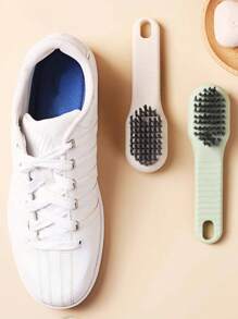 Home Multifunctional Liquid Added Shoe Brush, Simple Press Type Clothing Cleaning Brush, Automatic Liquid Washing Shoe Brush, Soft Bristle Shoe Brush - Multifunctional, Smooth, And Harmless Cleaning For Home Laundry! Easy To Clean Multifunctional Shoe Brush With Plastic And Integrated Soap Dispenser