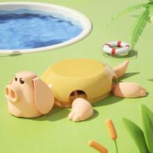 1pc Cute Piggy Coaster With Press-To-Open Mouth & Limbs, Will Laugh Piggy Coaster,Piggy Coaster With Funny Expression When You Put A Glass On His Back, Funny Teacup Holder, Thickened Anti-Slip Heat Insulation, Yellow & White Design, Gag Gifts For Pig Lovers, Desk Piggy Decoration, Desktop Decor,Fun Gift,Perfect For Easter, Thanksgiving, Mother's Day, Father's Day, Or Graduation Gifts, Heat Insulation Pad | Playful Design | Antislip Base