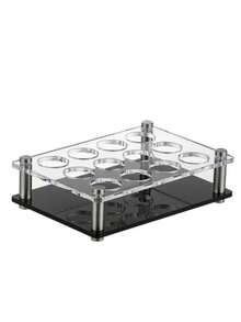 Acrylic Bullet Cup Storage Box, Suitable For Family Gatherings, Glass Tray Racks, Bars, Transparent Large-Caliber Lens Glass, Serving Tray Beer Cup Racks, Bar Party Clubs And Family Fanatic Parties, Wine Bullet Cup Racks, Whiskey Tequila Cup Racks. - (In Order To Prevent Scratches During Express Transportation, The Product Comes With A Protective Film, Which Will Be More Beautiful And Shiny After Tearing It Off) - Multicolor - View 15