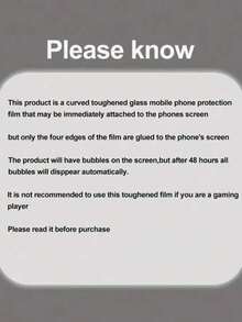 2 件 3D 曲面钢化玻璃屏幕保护膜，适用于 S23 Ultra/P60/12X/Note 14 Pro/80 Pro/Reno9/X70PRO，无气泡，易站立，牢固不脱落。支持指纹解锁，耐用不易碎，防水防震防摔防刮防指纹全覆盖 - 2個 - 查看 12