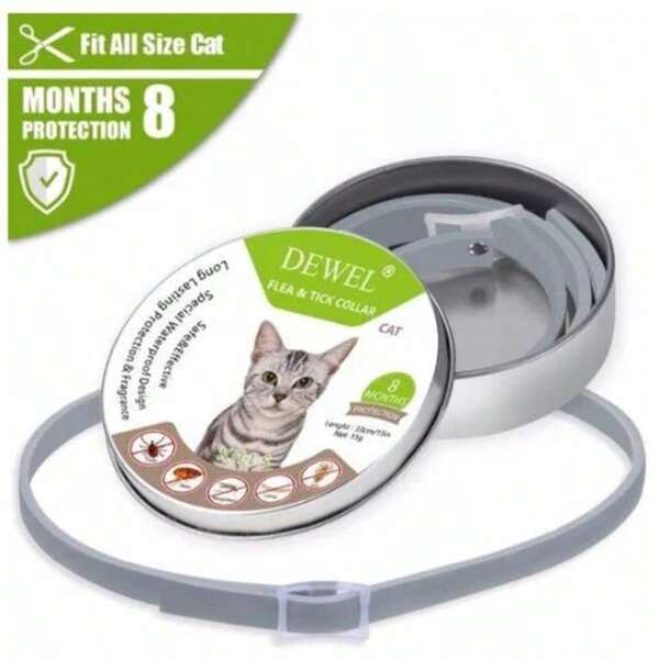 Tick & Flea Collar For Cats Anti-Flea, Tick, & Mosquito Collar (Advanced Protection)
