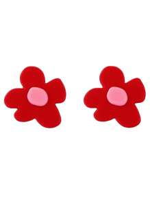 Pendientes de flor de resina ZAA, de moda y versátiles, con un diseño de alta gama. Los pendientes de flor de resina son casuales, lindos, de nicho y personalizados para mujeres