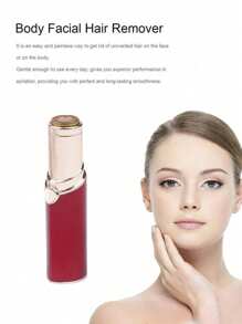 1pc/2pcs Women's Electric Shaver, Portable, Battery Operated, Eyebrow Trimmer, Facial Hair Remover, Mini Epilator