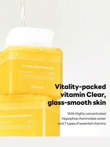 Mediheal 100片 Vitamide 調理棉片，菸鹼醯胺亮白化妝水棉片，脂質體傳遞，純素低過敏，K-Beauty 韓系彩妝，精選，180ml/6.08 Fl Oz - Vitamide Toning Pad - 查看 8