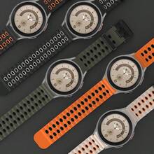 Correa de silicona compatible con Samsung Galaxy Watch 7 6 4 5 Pro de 40 mm y 45 mm, brazalete deportivo suave para Galaxy Watch 4 6 Classic de 43 mm y 44 mm, correa de reloj de moda - Para Galaxy reloj 7/6/5/4 - Ver 4