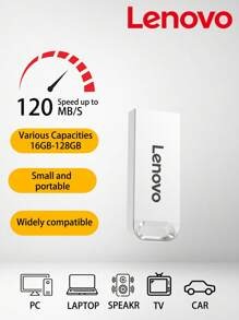 Lenovo Lenovo Thinkplus LX100 16GB/32GB/64GB/128GB USB3.0 U Disk High-Speed USB Flash Drive PC Laptop