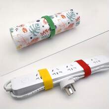 Premium 1pc Heavy-Duty Nylon Cable Organizer Strap With Durable Hook And Loop Fastener, 79/118 Inches Length For Versatile And Efficient Cable Management - Perfect For Home, Office, Travel, And Outdoor Use - Reusable Cord Wraps For Wires, Cables