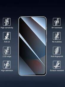 3 Pcs Anti-Spy Screen Protector Compatible With Samsung Galaxy Privacy Glass, Anti-Spy, Bubble Free, Case Friendly